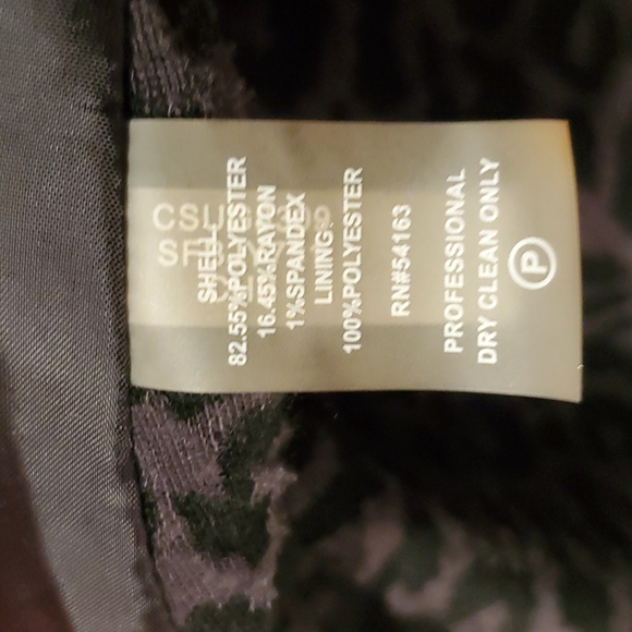 CK cheetah print open front blazer - Picture 9 of 9